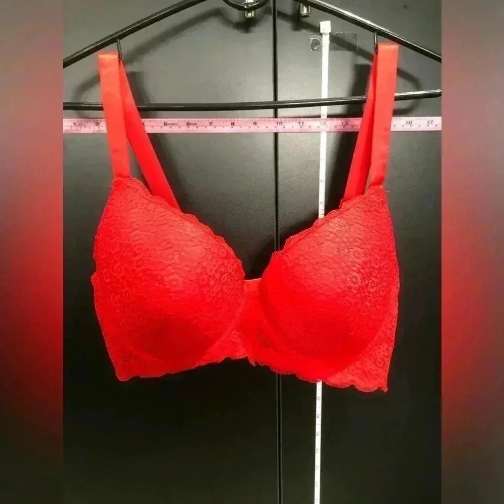 Kiss & Tell Intimates Des Lace overlay,padded,adjustable straps, sexy bralette